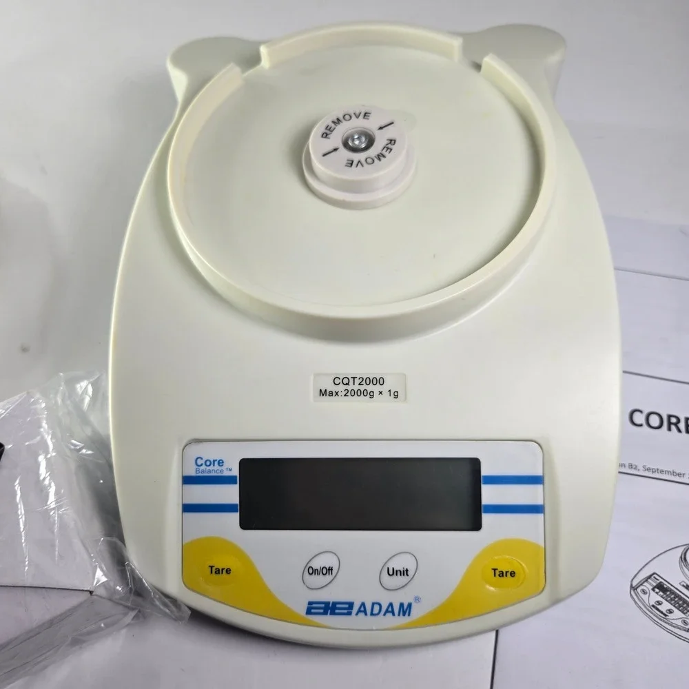Adam Equipment CQT2000 Digital Scale 2000g x 1g Max‎ Capacity Tare Function